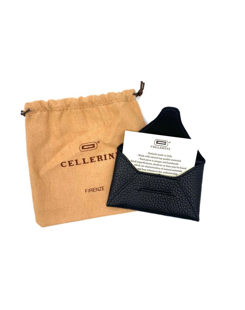 Cellerini Florence 小牛皮名片/卡夾 I 義大利皮革 佛羅倫斯手作 - 名片夾/名片盒 - 真皮 