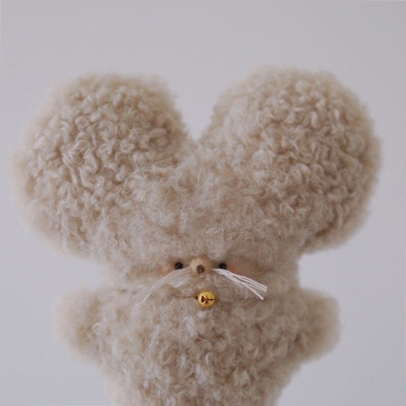 |One Horned Forest | Cookie Handmade Doll small - Stuffed Dolls & Figurines - Wool 