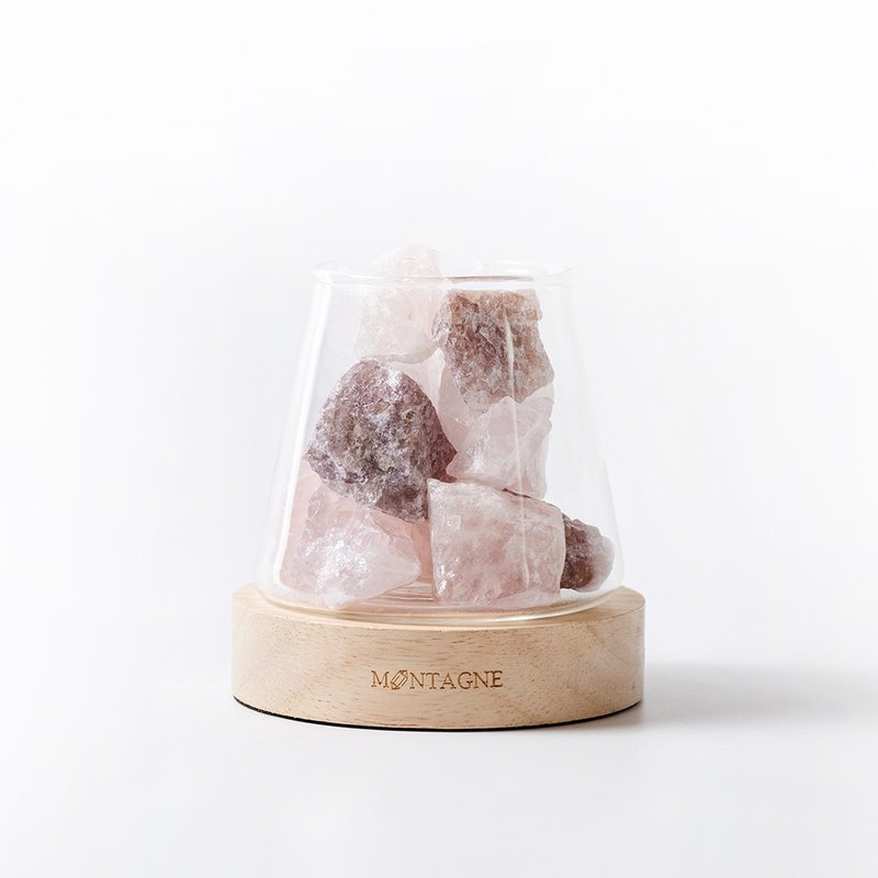 【Montagne】魅力處方 | 粉水晶 X 草莓晶 | 水晶擴香組 - 香氛/精油/擴香 - 水晶 
