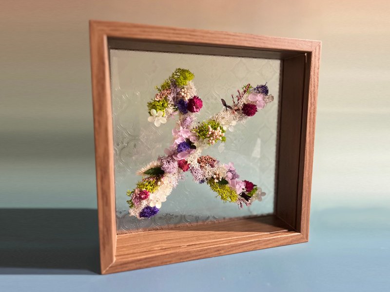 Alphabloom Flower Frame - Lighting - Plants & Flowers Purple