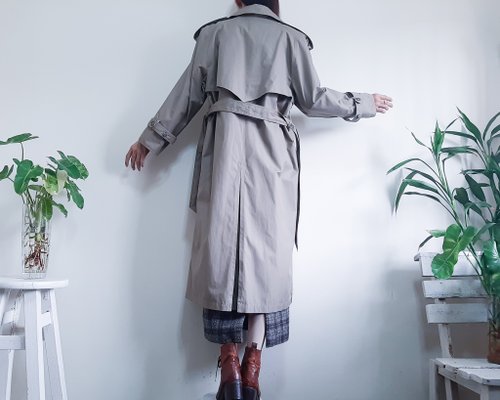 TOWNE LONDON FOG ヴィンテージ ブラウン カーキ トレンチコート