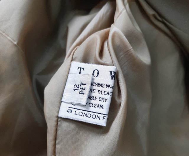 TOWNE LONDON FOG ヴィンテージ ブラウン カーキ トレンチコート