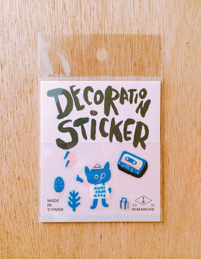 Di Mengqi Decorative Stickers-Elf/Hitchhiking - Stickers - Paper Multicolor