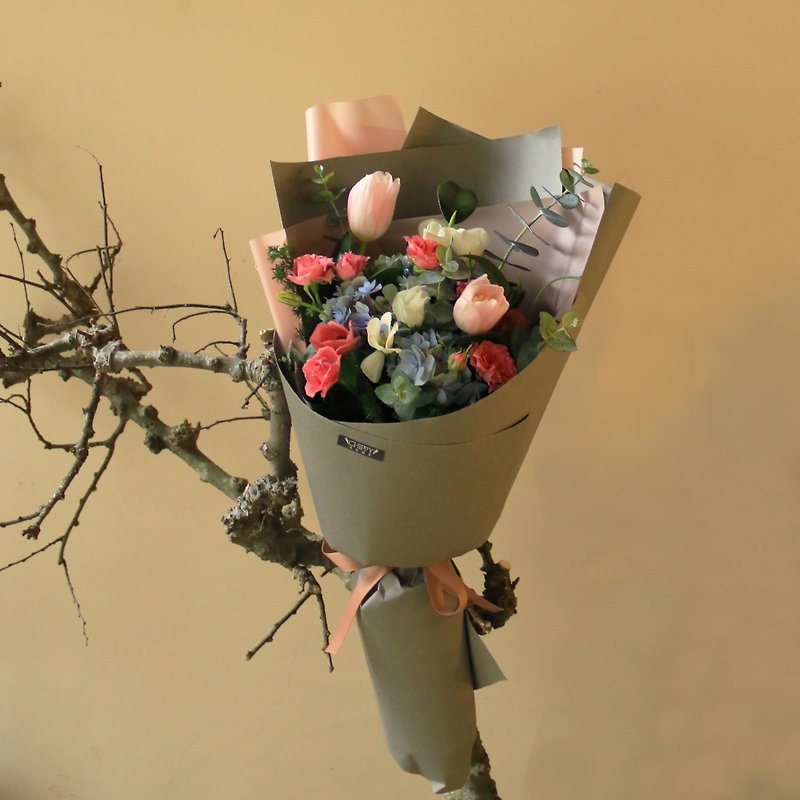 [520 Limited] Confession Bouquet Romantic Tulips - Other - Plants & Flowers 