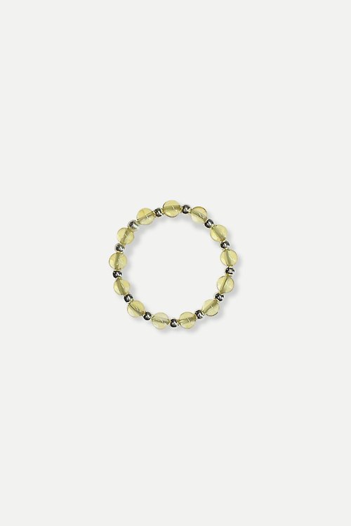 SUM 925黃水晶戒指 | 串珠戒指 | 手工 | 半寶石 | 天然