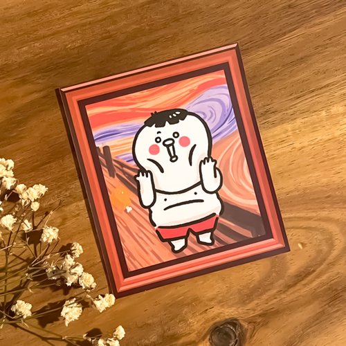 QPの絵画(直筆ステッカー) 真作保証】小倉遊亀「富士」百寿記念 日本画6号 直筆サイン 共