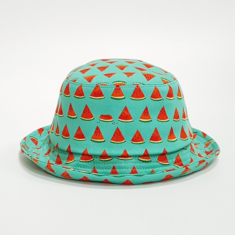 クラシック漁師の帽子 - あなたの喉の緑のスイカを解決する2018夏の新アイテム＃Wenqing＃漁師の帽子 - 帽子 - コットン・麻 グリーン