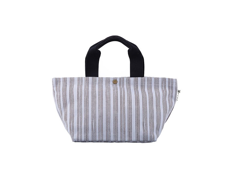 Nara wind Kyoto small thing canvas Tote bag picnic bag (Nara gray) - Other - Cotton & Hemp Multicolor