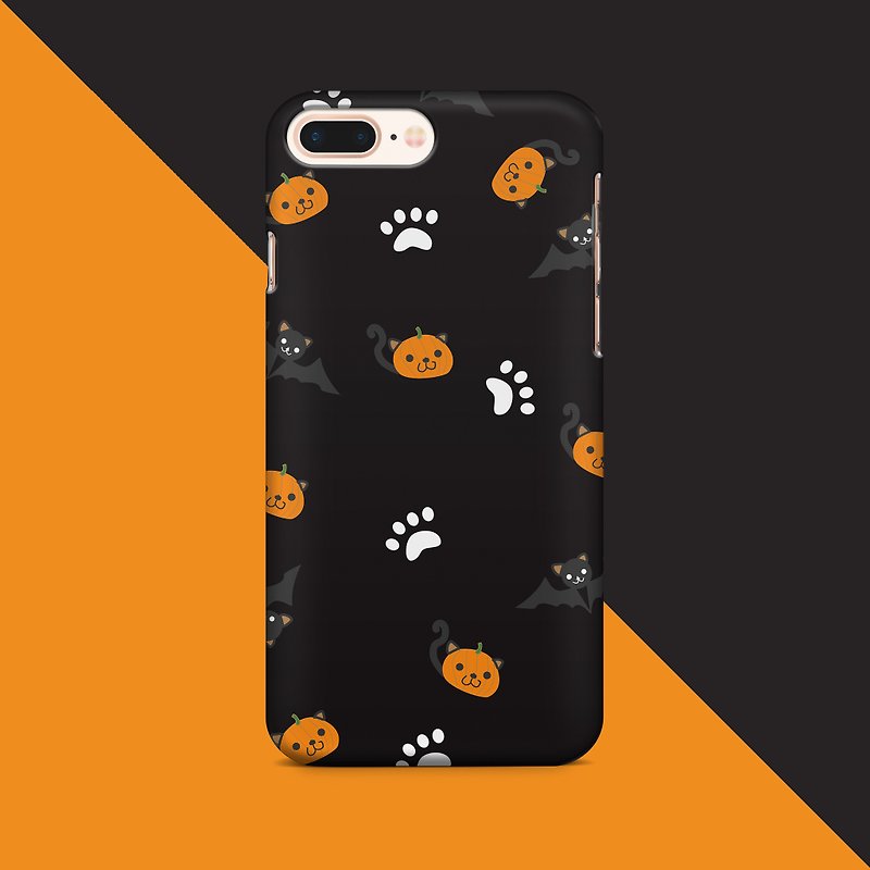 Kittyloween - Phone Case - เคส/ซองมือถือ - พลาสติก สีส้ม