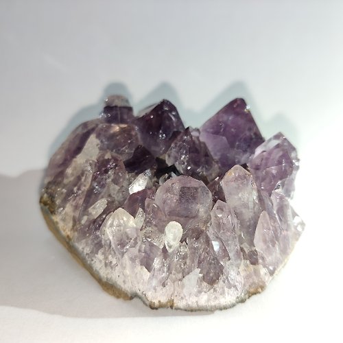Double W 天然水晶創作館 紫晶簇 紫水晶 隨形 擺件 原石 晶簇 天然水晶