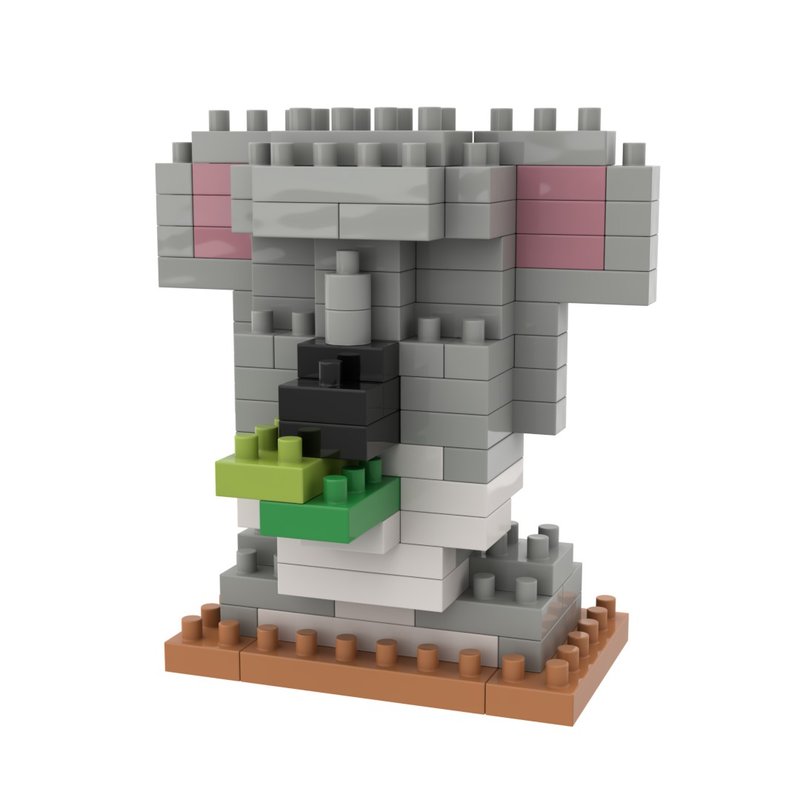Archbrick 復活節島摩艾石像 - 樹熊無尾熊 微積木 Nanoblock - 玩偶/公仔 - 塑膠 多色