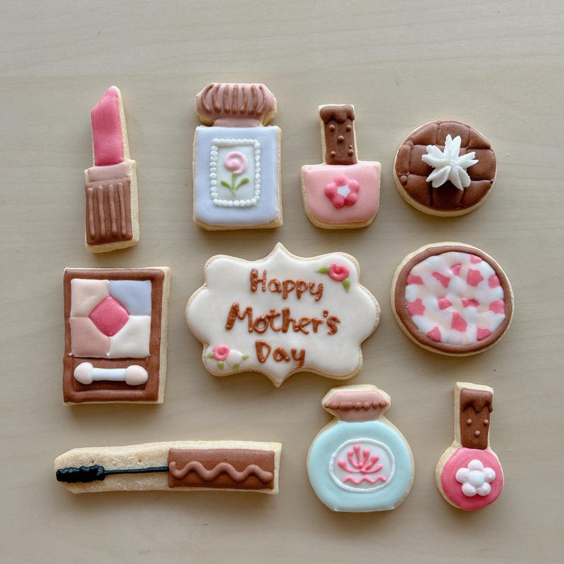 NIJI Cupcake Mommy’s Pretty Frosted Cookies Set [Mother’s Day Gift Box] - Handmade Cookies - Fresh Ingredients 