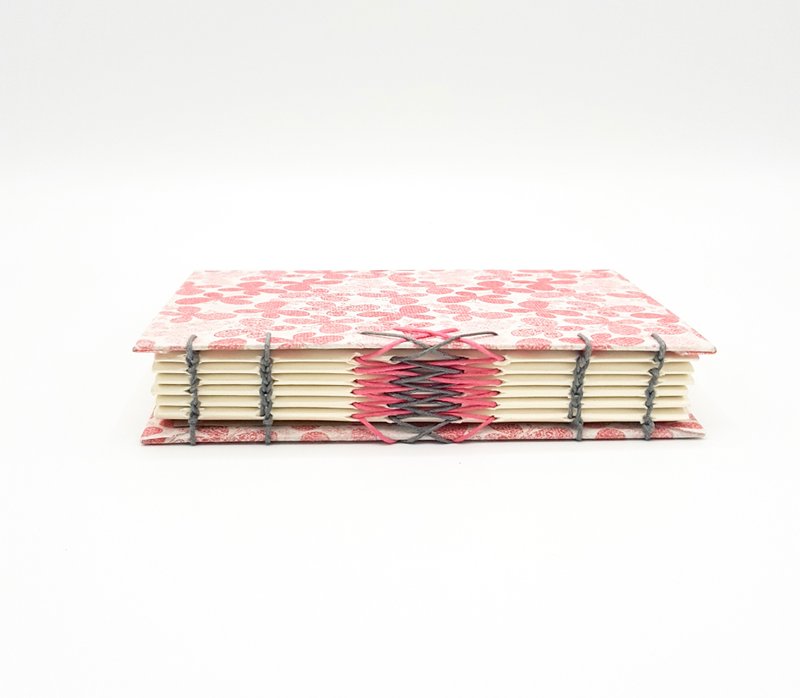 Sweet Pink Floral Journal with Hardcover (Mulberry Paper) - 筆記本/手帳 - 紙 
