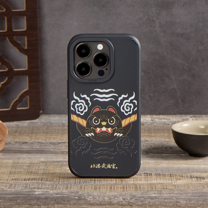 Beigang Wude Palace Black Tiger General comes to patrol the canyon with powerful MagSafe iPhone case - เคส/ซองมือถือ - ซิลิคอน หลากหลายสี