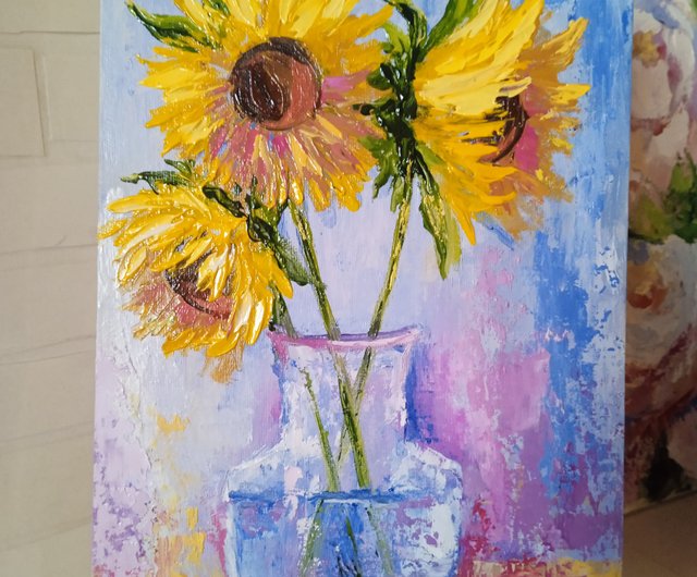 【インテリアアート】花　フラワー　ひまわり　 インテリア　絵画　BAEZ3 Amazon.co.jp: ZXHYWYM ひまわり キャンバス ウォールアート