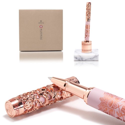 ARTEX風格書寫精品 ARTEX x 故宮 金番花鋼珠筆禮盒 - 4色可選