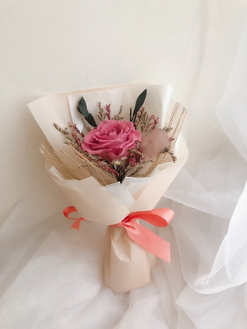 Preserved Flower Preserved Rose Dry Flower Bouquet Opening Potted
