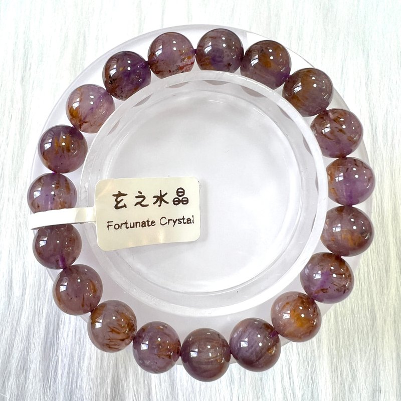 紫鈦晶手串 | 水晶 | 水晶手串 | 水晶手鏈 | 水晶手鍊 - 手鍊/手環 - 水晶 紫色