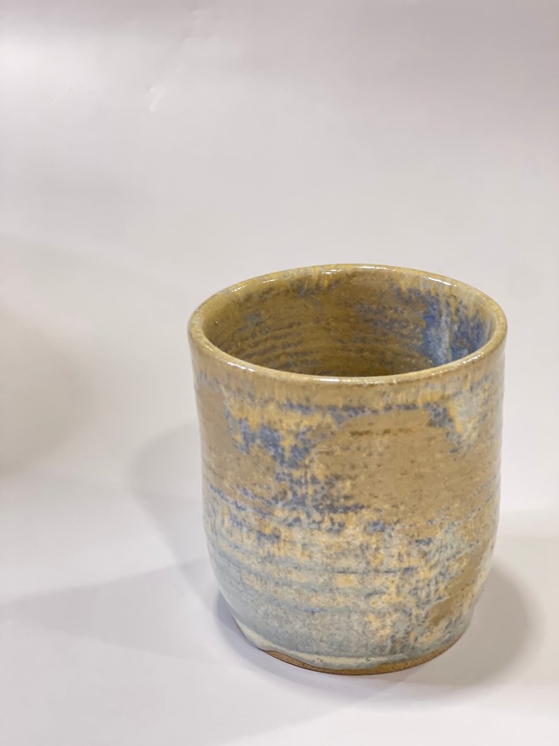 Ancient rhyme holding cup - แก้ว - ดินเผา สีกากี