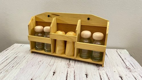 Vintage Lover 復古香料架壁掛手工家居裝飾 4 個玻璃香料瓶