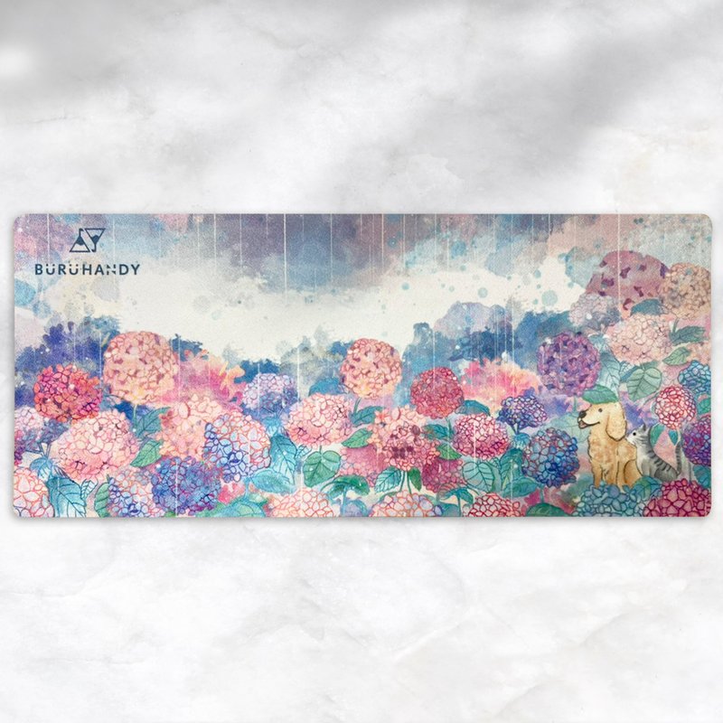 Bulude-Hydrangea laptop dustproof wiper (29.7x13cm)/keyboard cloth/dustproof cloth - Gadgets - Polyester 