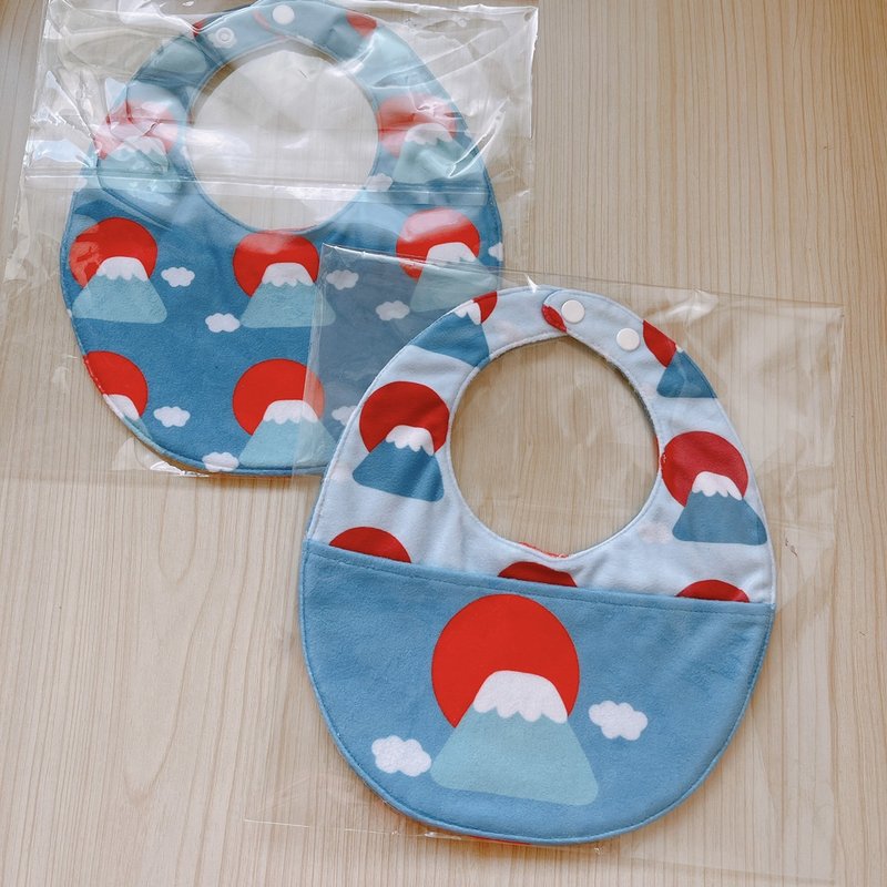 富士山 嬰兒 口袋 圍兜 口水巾 - 圍兜/口水巾 - 聚酯纖維 
