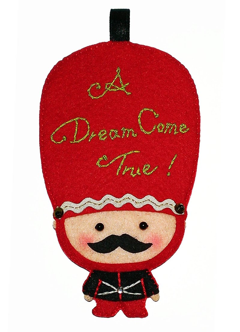 英國小兵卡套-A Dream Come True - 證件套/卡套 - 其他材質 紅色