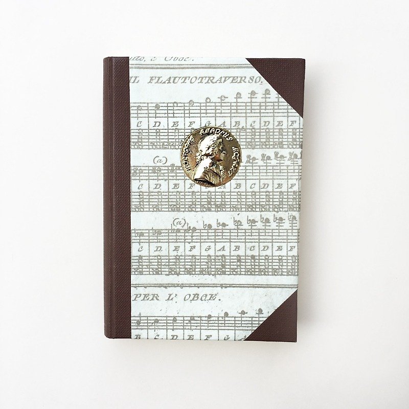 Mozart Hardcover Diary / Francesco Rubinato - Notebooks & Journals - Paper White