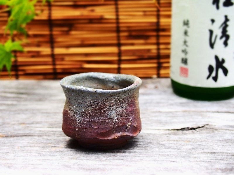 備前焼 ぐい呑み　gi-137 - 花瓶/陶器 - 陶 咖啡色