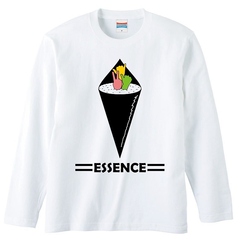 [Long sleeve T-shirt] Essence 2 - Men's T-Shirts & Tops - Cotton & Hemp White