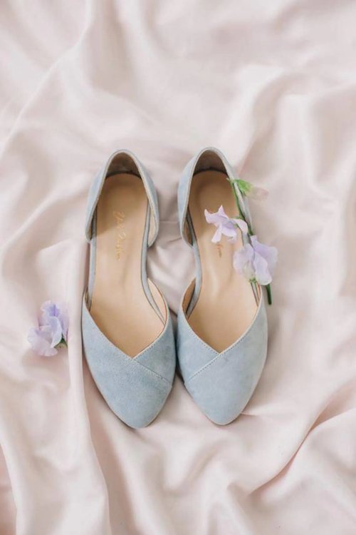 Blue wedding shoes for bride low heel wedding shoes flats Shop