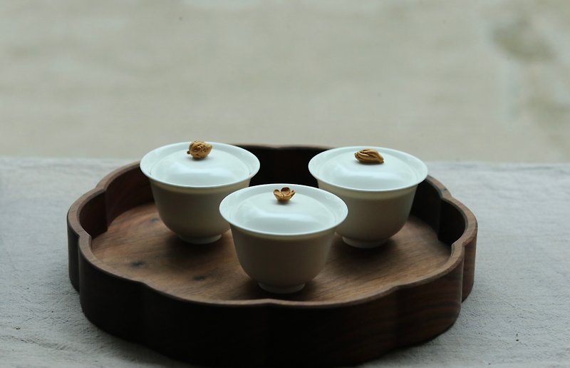Three clear bowl 90cc - Teapots & Teacups - Porcelain 