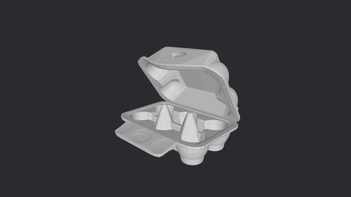 Rina Vellichor Miniatures 3D MODEL Miniature egg box model | Miniature 3D models ready to print