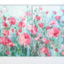 油彩画　【花】　抽象 花抽象油畫- 2025 人氣榜/限時優惠- Pinkoi
