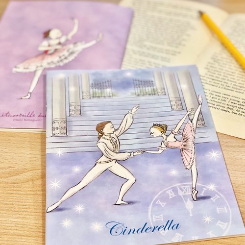 伊之珂芭蕾（Itscorbeille ballet） 伊之珂芭蕾 | 灰姑娘雙人舞 A5筆記本