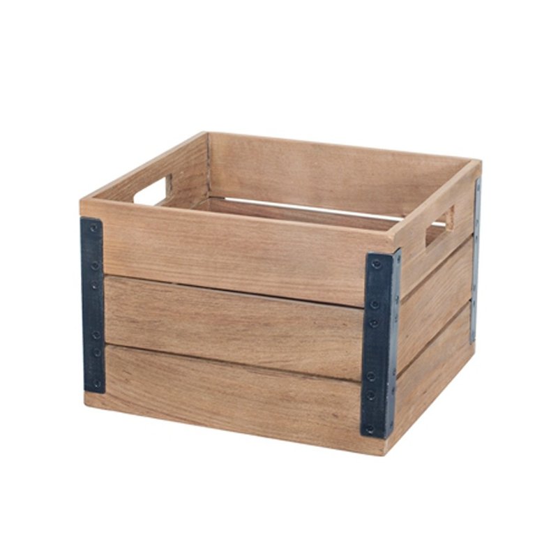 Fendy old teak deep in the wooden box - กล่องเก็บของ - ไม้ สีนำ้ตาล