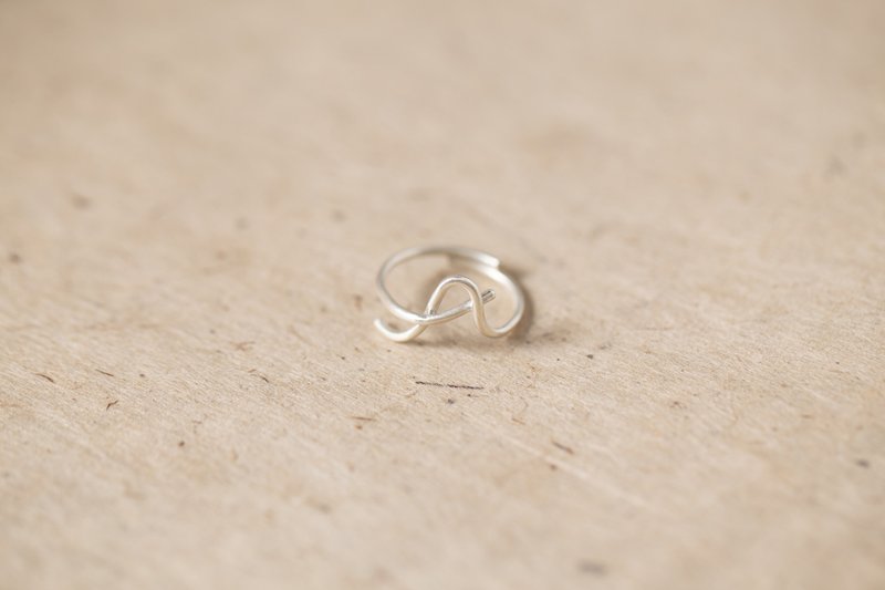 ChatterRing A-D silver ring - 戒指 - 純銀 銀色
