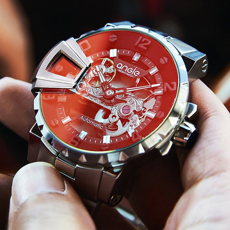 鵲橋非凡 鋼帶款 炫彩錶鏡 精鋼色 - 男裝錶/中性錶 - 不鏽鋼 