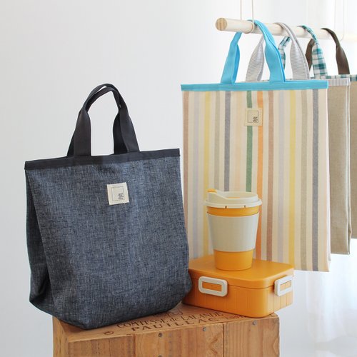 Goodafternoonwork All-in-one TOTE 兩用 便當袋 紅酒提袋 防水內裡 輕便快乾