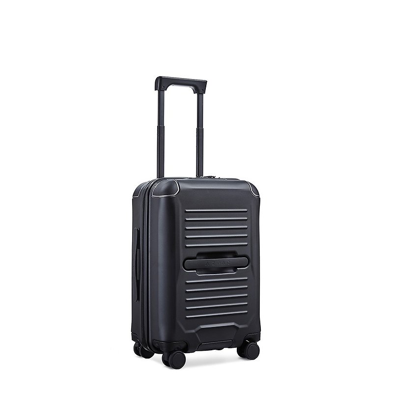 AZPAC | Trucker 2.0 20-inch explosion-proof brake suitcase/carry-on suitcase Stone black - กระเป๋าเดินทาง/ผ้าคลุม - วัสดุอื่นๆ สีดำ