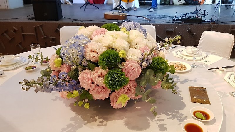 婚禮桌花XL-新鮮花禮、不凋花乾燥花禮  可依節慶或需要風格客製 - 植栽/盆栽 - 植物．花 粉紅色
