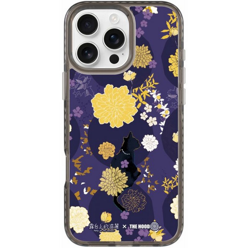 露台上的波麗 酒造紫 iPhone 16 Samsung S25 氣墊防摔標準手機殼 - 手機殼/手機套 - 塑膠 多色