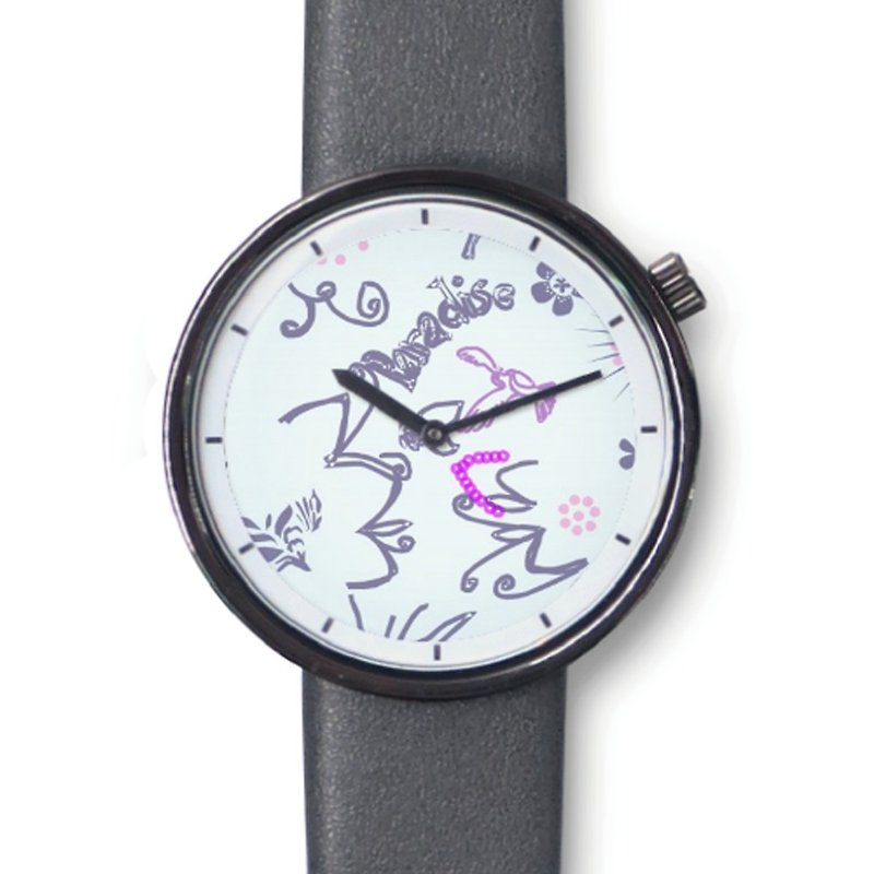 經典仿皮手錶 - 女錶 - 其他金屬 多色