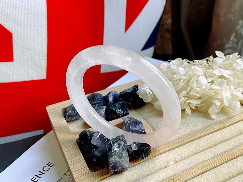 天然粉晶 桃花鐲 圓鐲 I 送禮 - 手鍊/手環 - 水晶 粉紅色