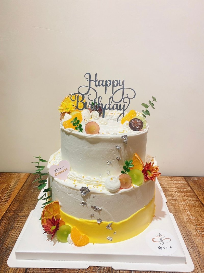 Self-pickup only Customized cakes Customized birthday cakes Birthday gifts Double-layered cakes Desserts - เค้กและของหวาน - อาหารสด 