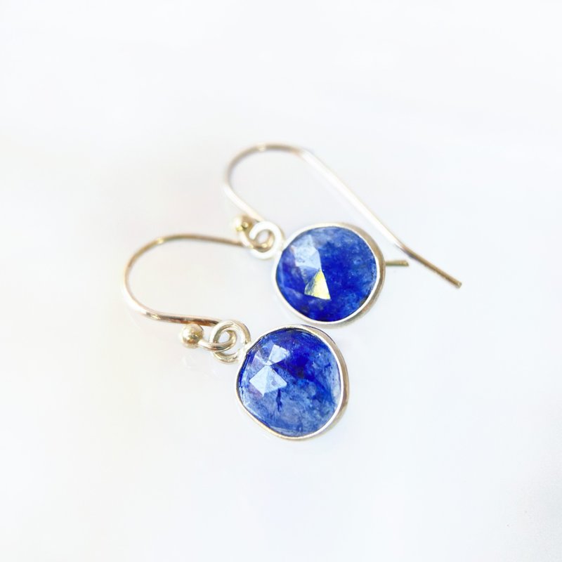 15% off 2 pieces | African Sapphire Sterling Silver Earrings - Earrings & Clip-ons - Sterling Silver 