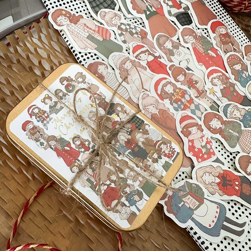 Christmas Girls Sticker Box - Stickers - Paper 