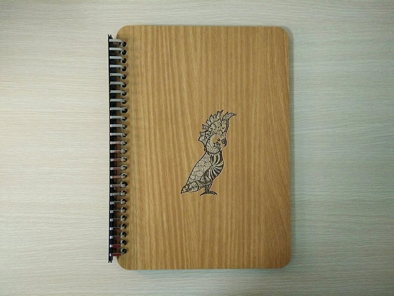 【先生の日ギフト】【母の日ギフト】B5 2枚組ルーズリーフ 26穴ノート - ノート・手帳 - 木製 