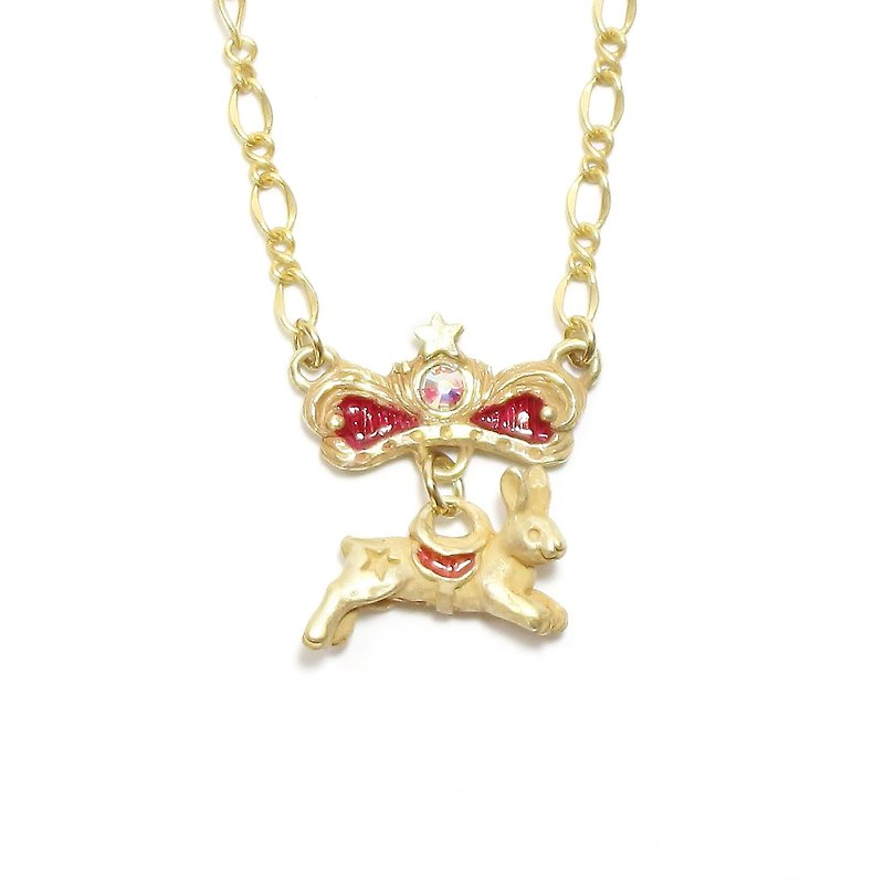 Merry-go-round RED NE423RE Merry-go-round RED NE423RE / Necklace - Necklaces - Other Metals Red