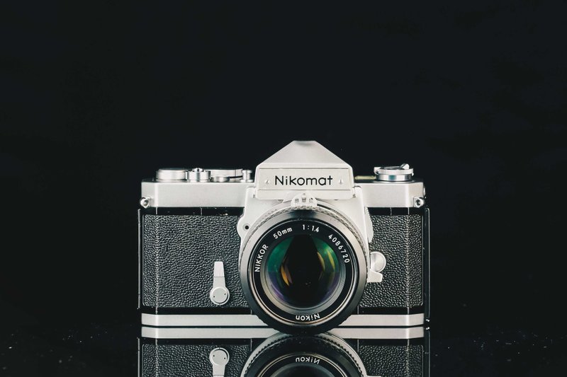 NIKON NIKOMAT FT+NIKKOR 50mm F=1.4 #7257 #135底片相機 - 相機/拍立得/底片相機 - 其他金屬 黑色